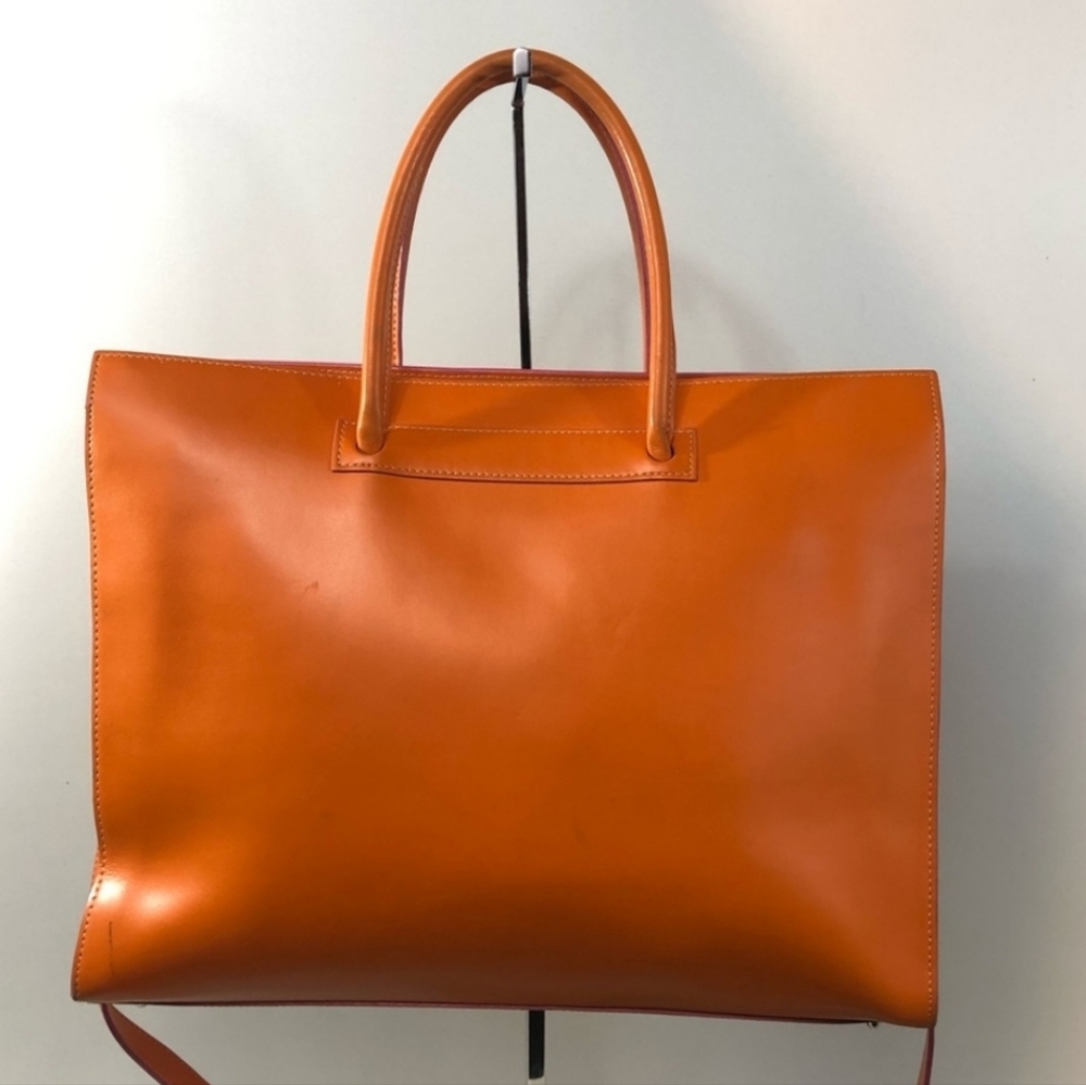Lodis Laptop Tote Orange & Pink